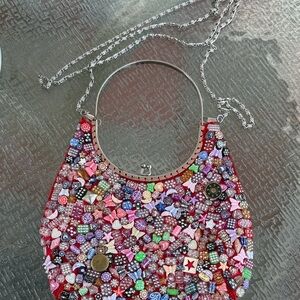 Colorful Beaded Women's Bag